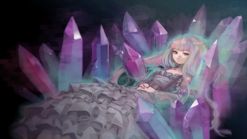 Girl with Crystals