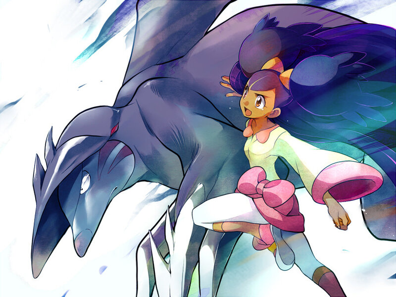 Girl with Dark Bird
