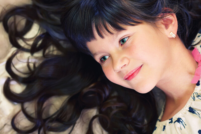 Girl with Dark Hair — Brown
