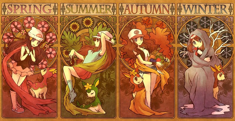 Girl with Deer Pokémon