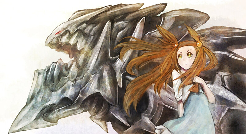 girl with dragon companion
