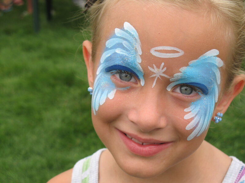 Girl with Face Paint