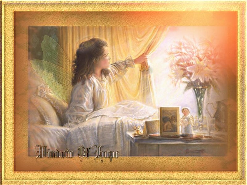 Girl with Fairy Wings — Gold