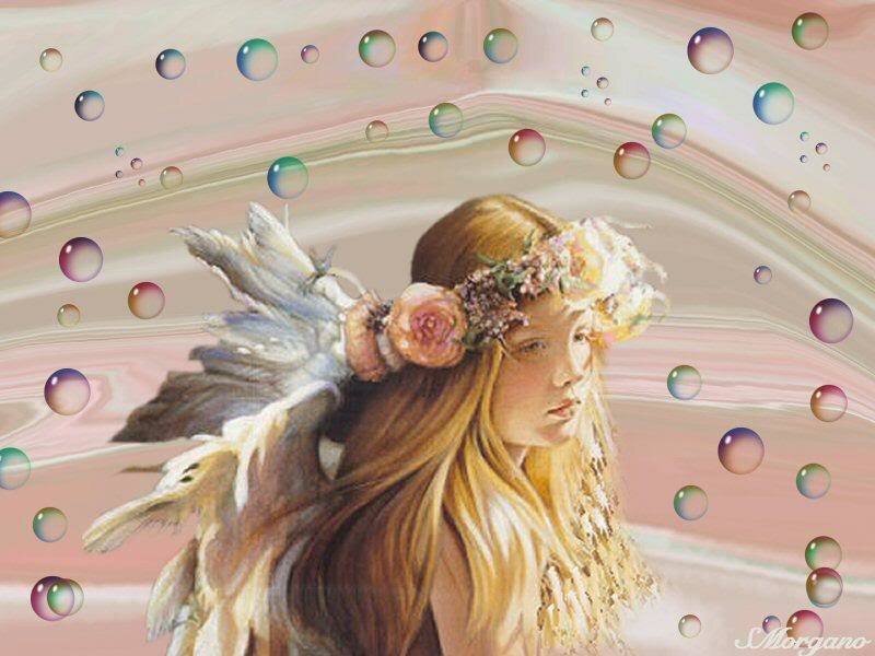 Girl with Feather Wings