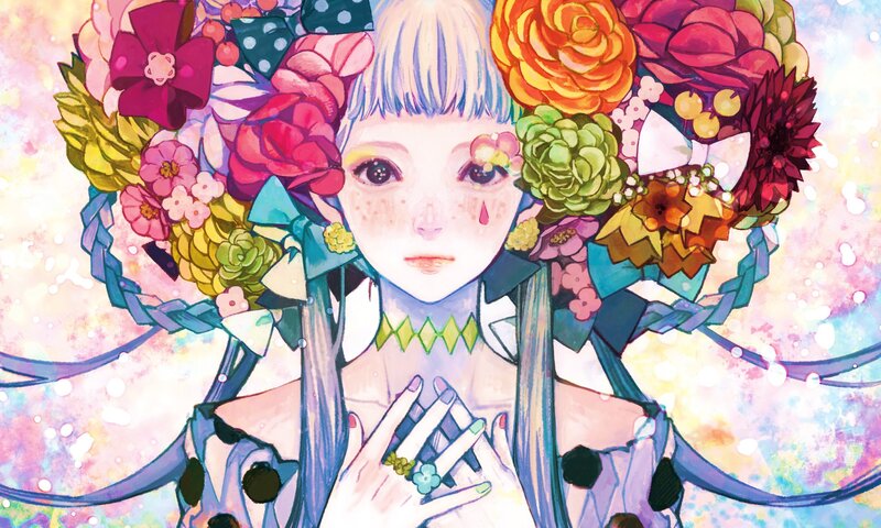 girl with floral crown