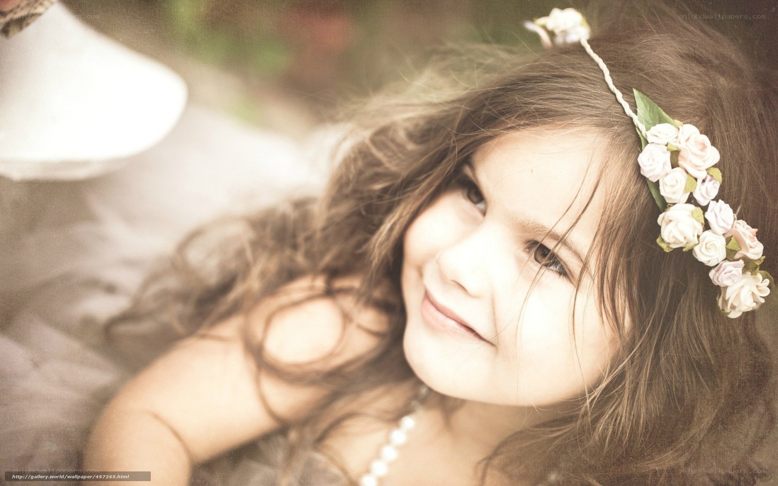 girl with flower crown