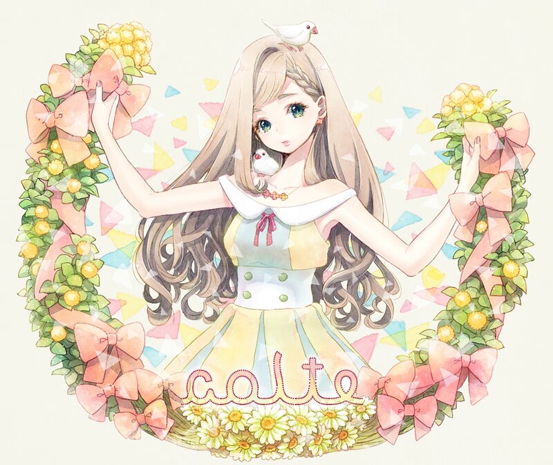 Girl with Flower Wreath