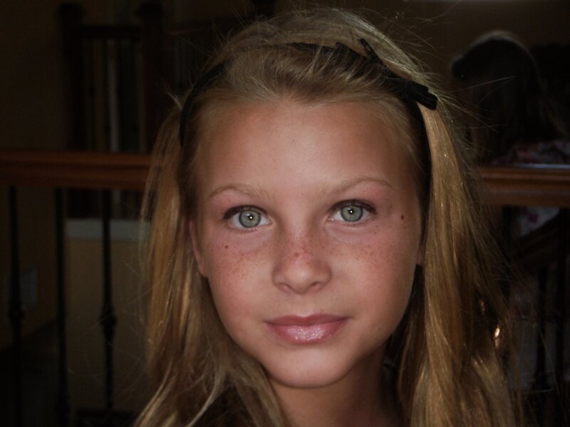 Girl with Freckles — Blonde