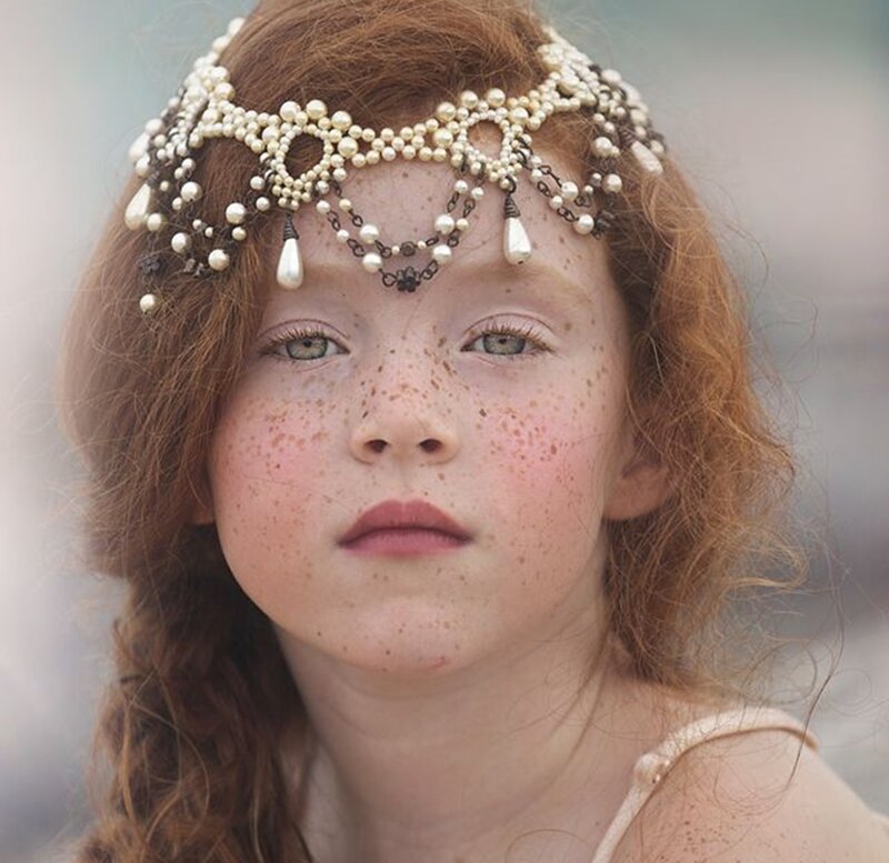 Girl with Freckles — Red