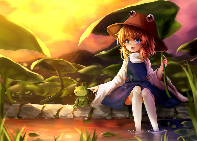 Girl with Frog Hat