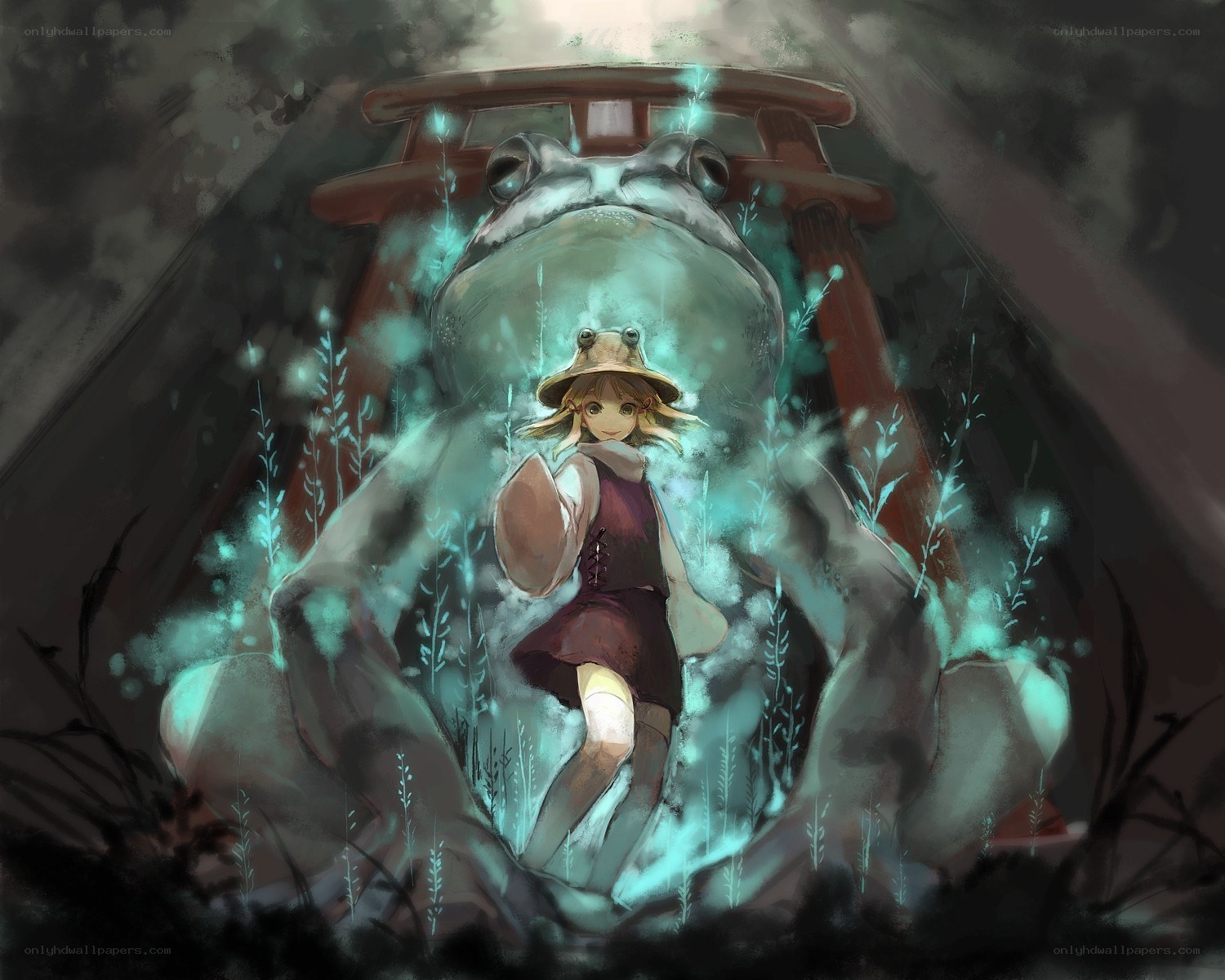 girl with frog spirit