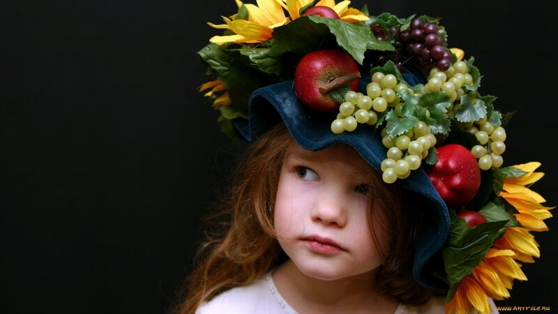 Girl with Fruit Crown