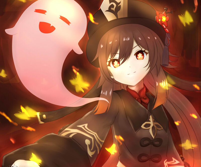 Girl with Ghost Companion