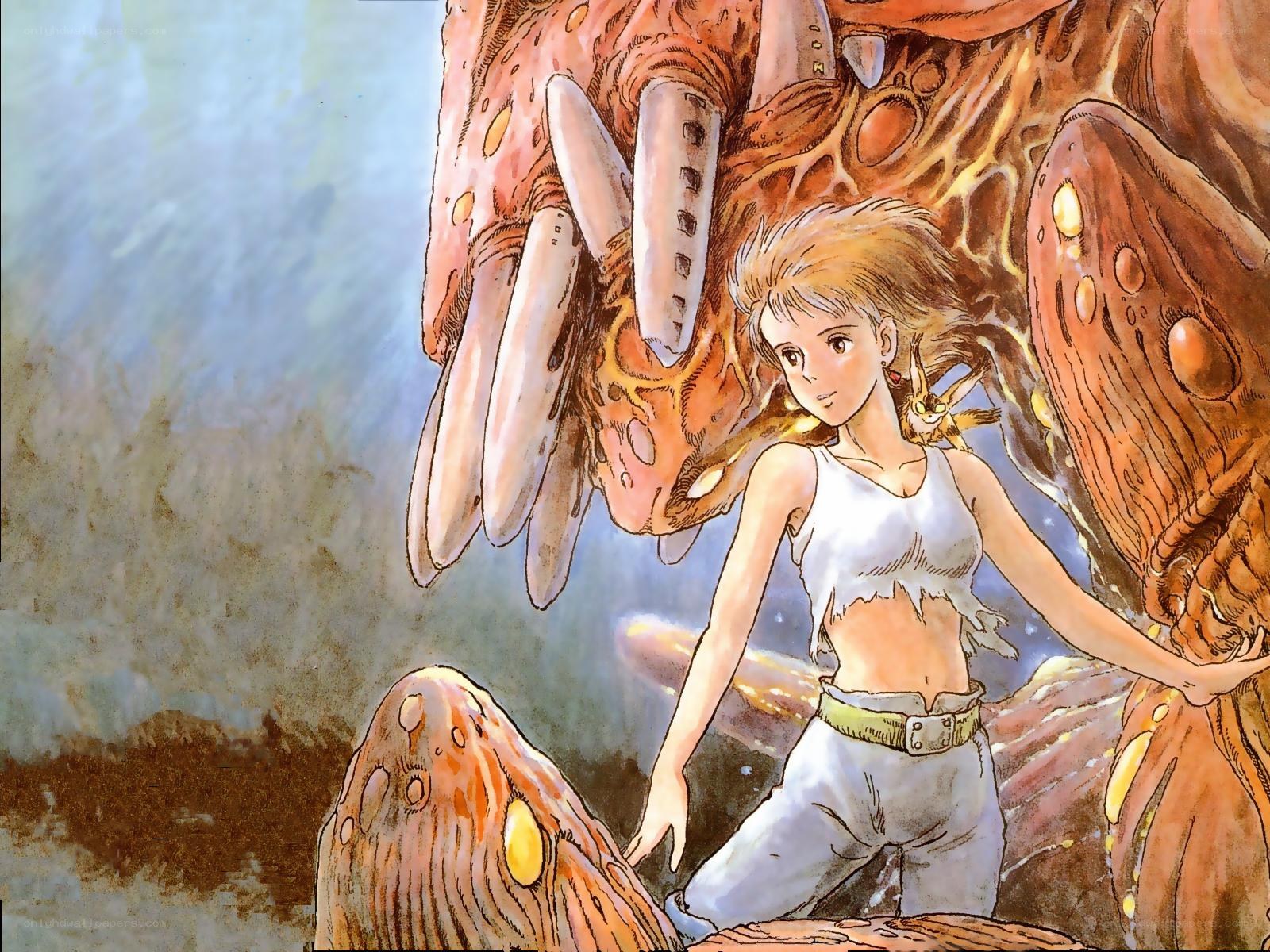 girl with giant creature