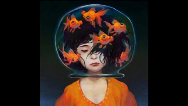 Girl with Goldfish Bowl