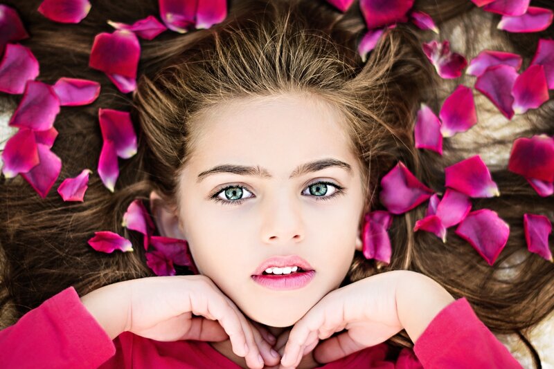 Girl with Green Eyes — Pink