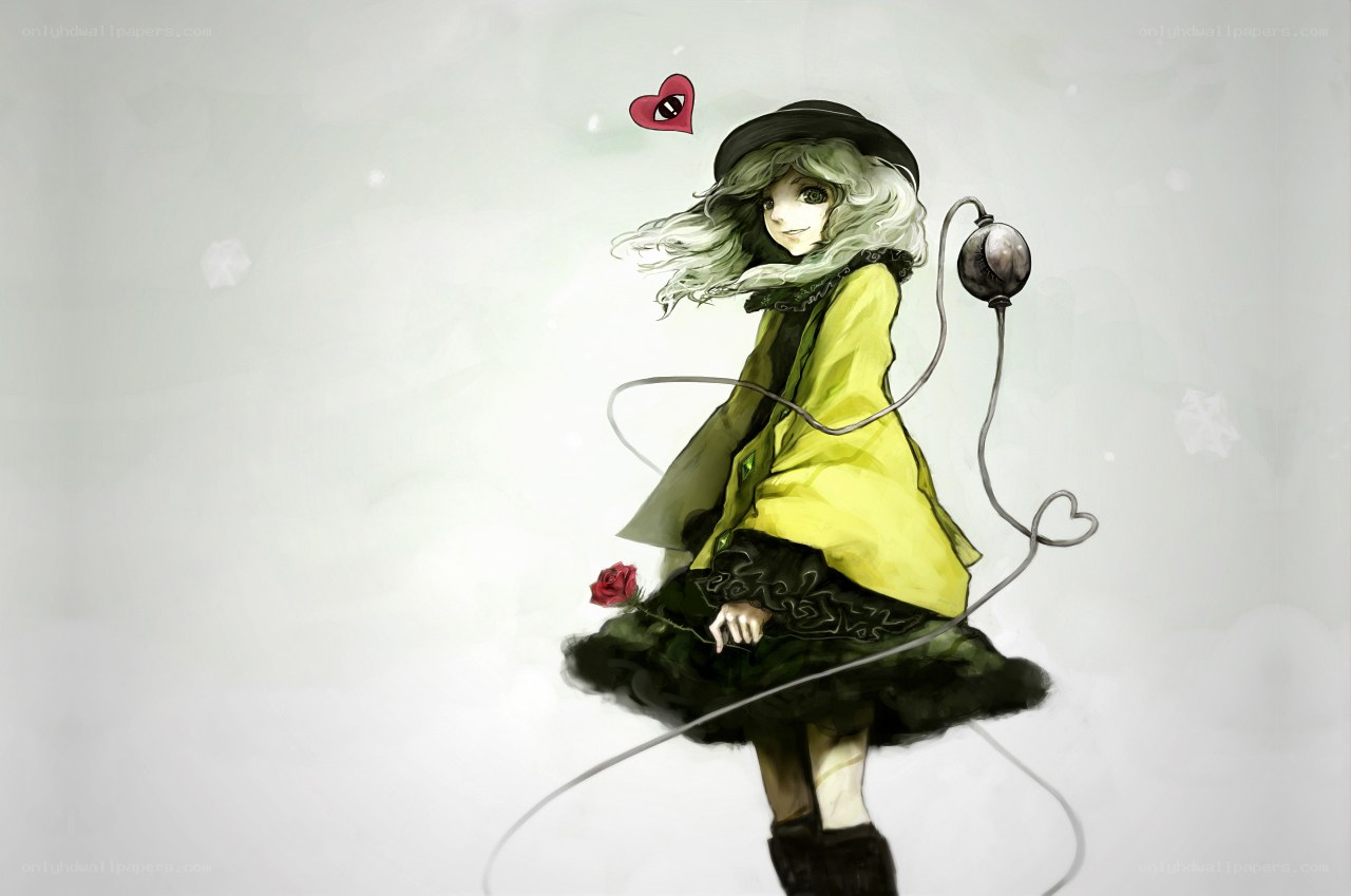 girl with heart-shaped balloon