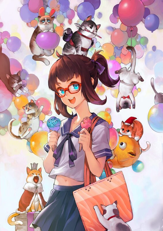 Girl with Ice Cream
