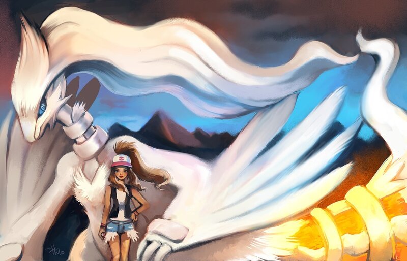 Girl with Legendary Pokémon