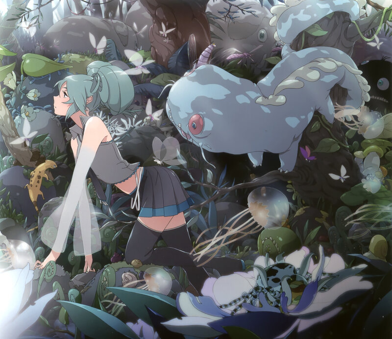 Girl with Light-blue Hair