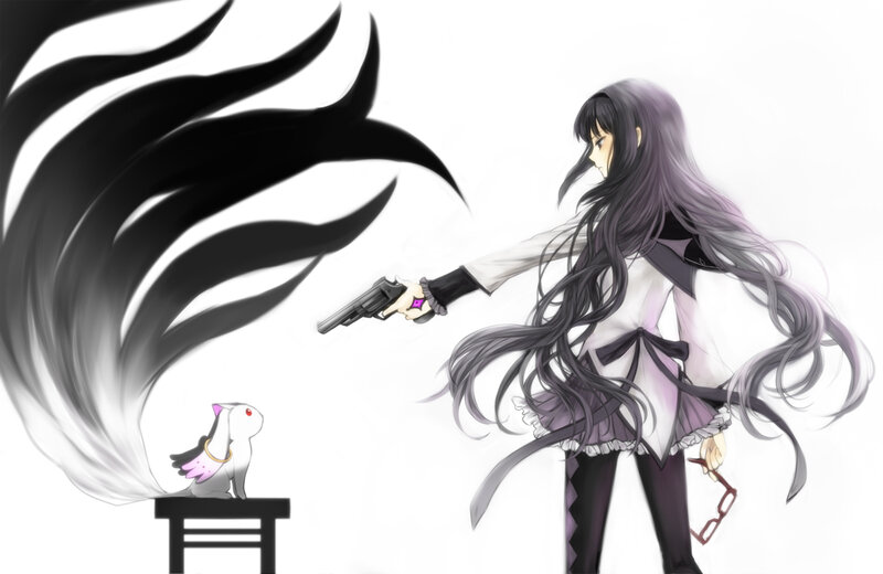 Girl with Long Hair — Black