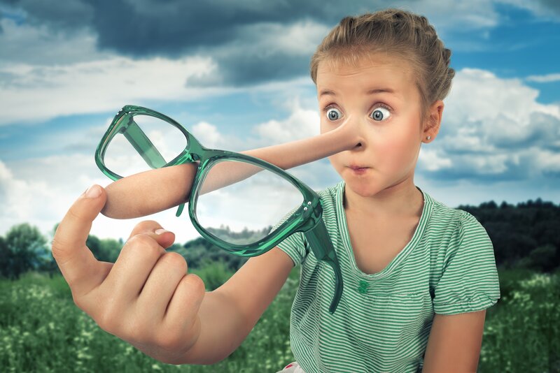 Girl with Long Nose