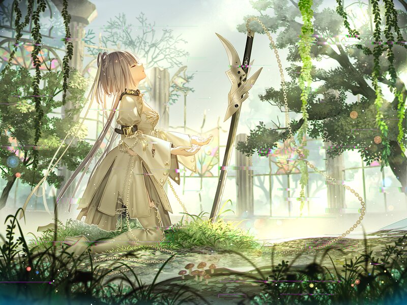 Girl with Long Sword