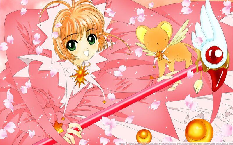 Girl with Magic Staff — Pink