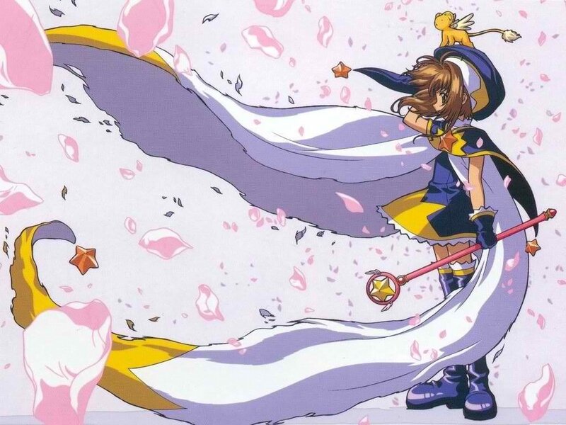 Girl with Magic Staff — Purple