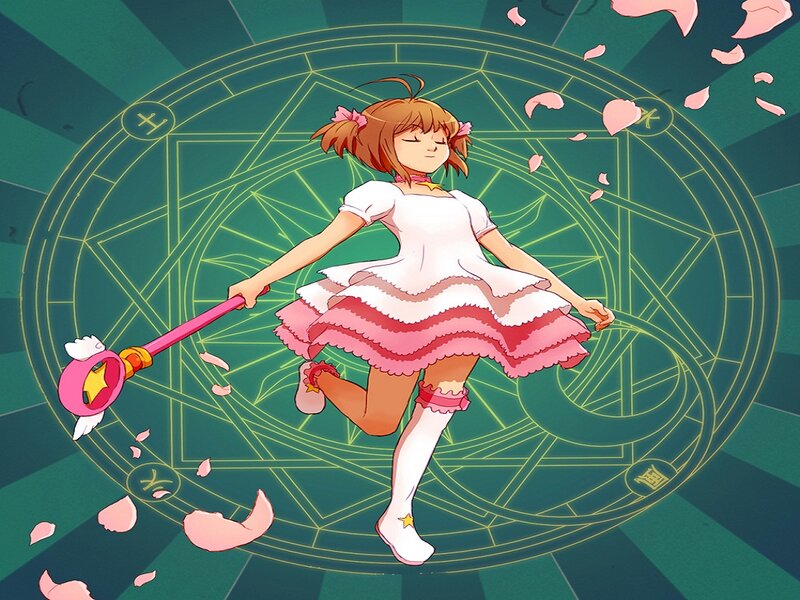 Girl with Magic Wand
