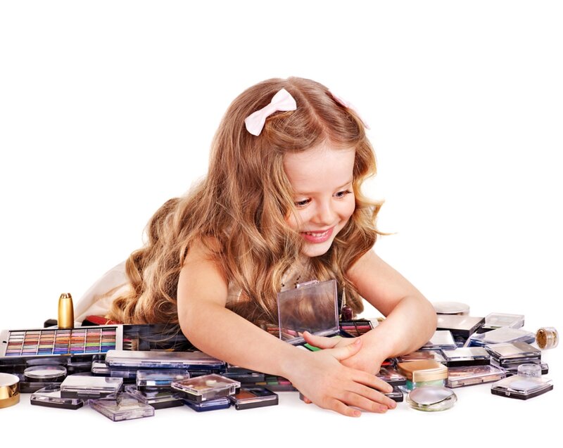 Girl with Makeup Collection
