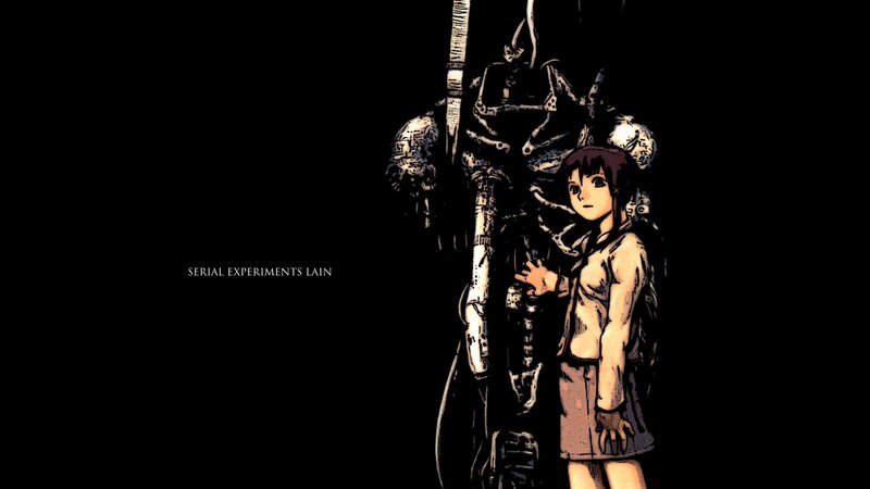Girl with Mechanical Creature — Black, Dark