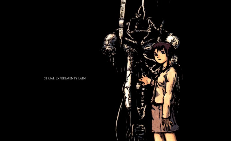 Girl with Mechanical Creature — Black