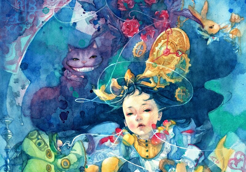 Girl with Mechanical Crown