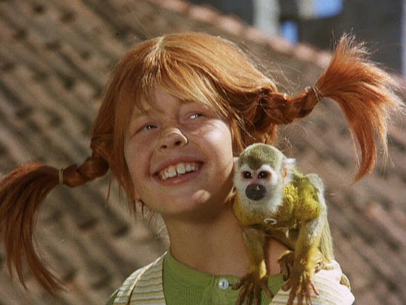 Girl with Monkey