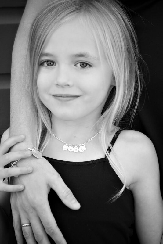 girl with necklace and bracelet