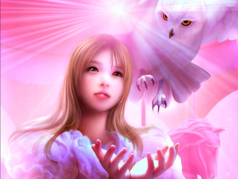 Girl with Owl