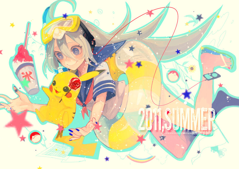 Girl with Pikachu