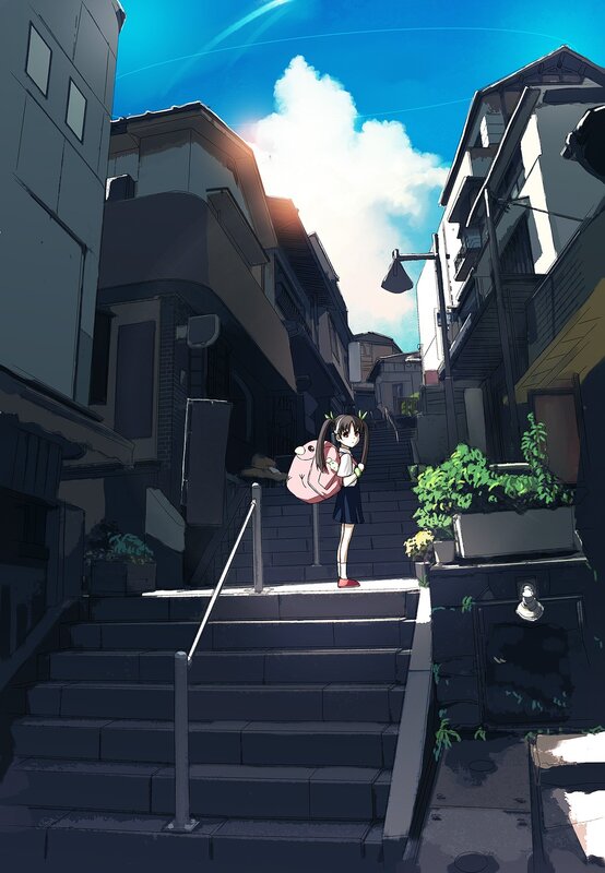 Girl with Pink Backpack