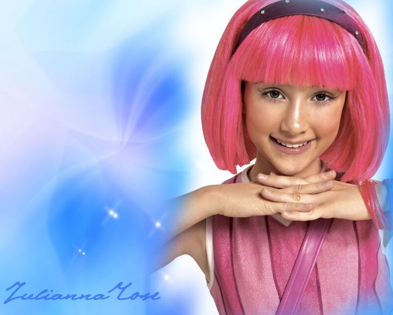 Girl with Pink Hair — Cheerful