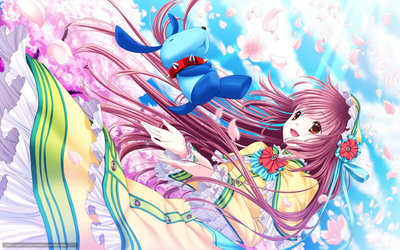 Girl with Pink Hair — Joyful, Spring