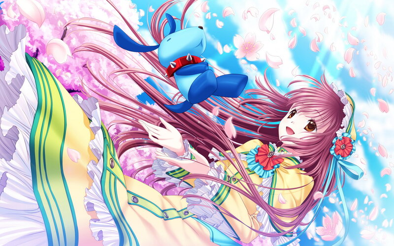 Girl with Pink Hair — Playful, Spring