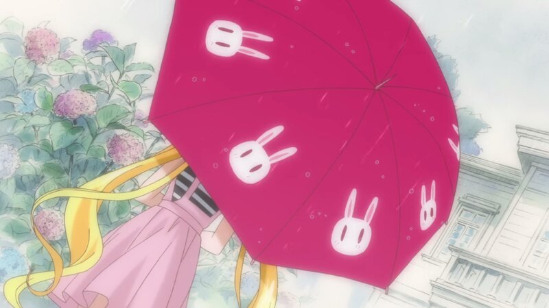 Girl with Pink Umbrella — Calm