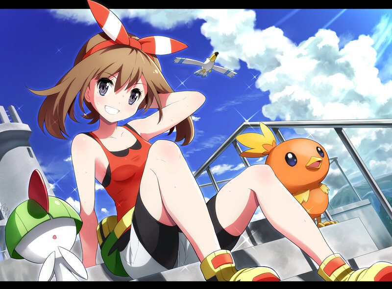 Girl with Pokémon on Ship