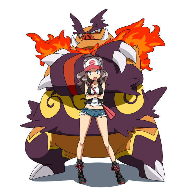 Girl with Pokémon — Purple