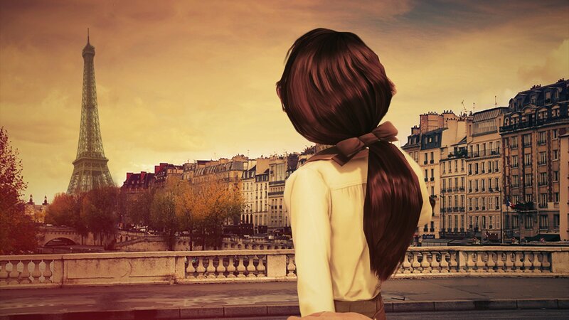 Girl with Ponytail — Brown