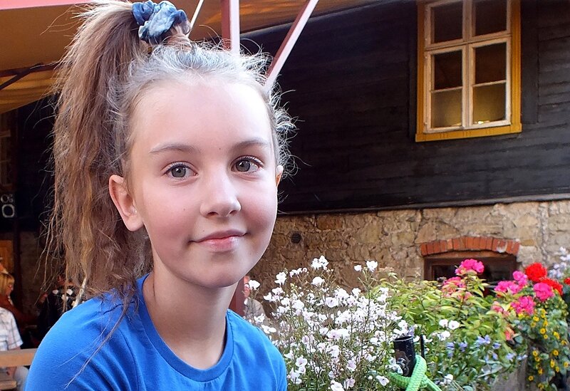 Girl with Ponytail