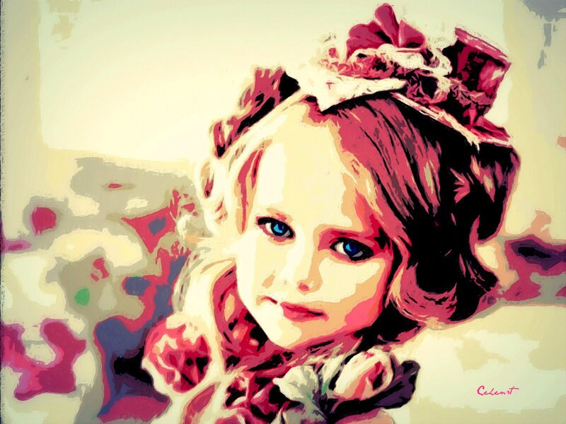 Girl with Red Bow — Calm