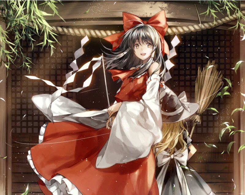 Girl with Red Bow — Playful