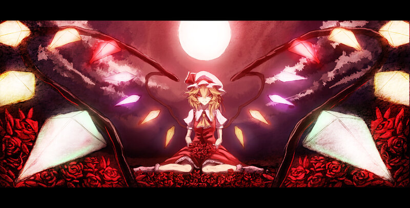 Girl with Red Dress — Dramatic, Night